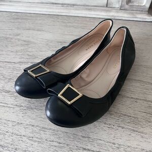 Cole Haan Ballet Flats with Gold Buckle